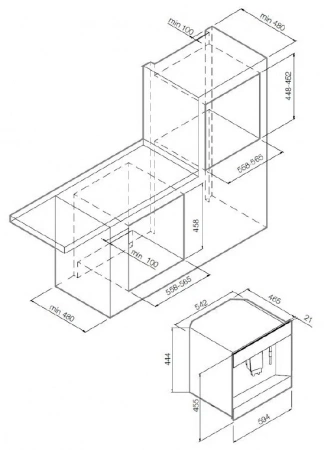 Кофемашина встраиваемая Graude KV 45.0 SE